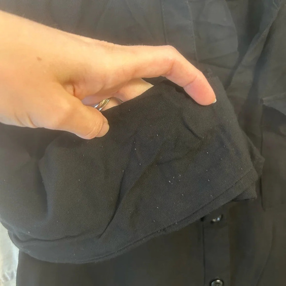 Alexander Jordan black button down size M - Picture 5 of 7